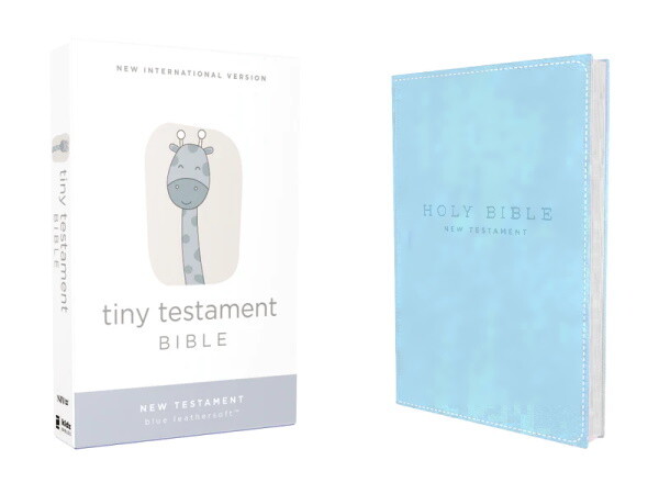 NIV Tiny New Testament (Updated), Leathersoft, Blue