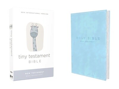 NIV Tiny New Testament (Updated), Leathersoft, Blue