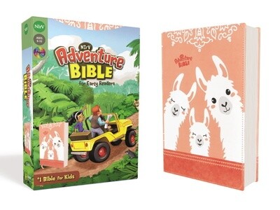 NIrV Adventure Bible for Early Readers, Full Color, Leathersoft, Coral