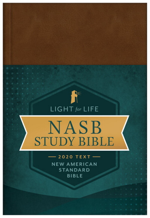 NASB '20 Light for Life Study Bible, Hardcover/Imitation Leather, Golden Caramel