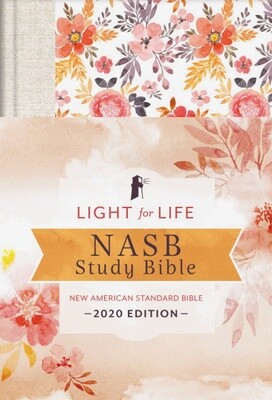 NASB '20 Light for Life Study Bible Golden Fields Hardcover/Printed Cloth