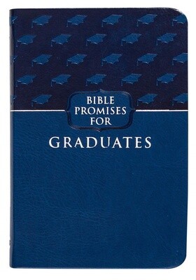 Bible Promises for Graduates Blueberry Faux Leather