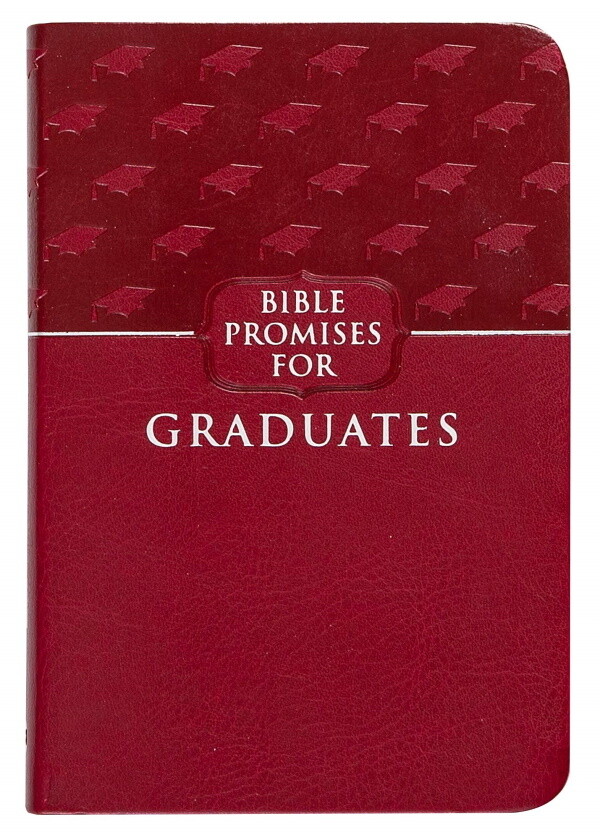 Bible Promises for Graduates Raspberry Faux Leather