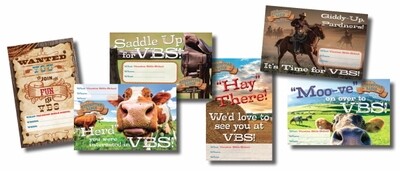 Redemption Ranch VBS Advertising Posters  (pk of 6)