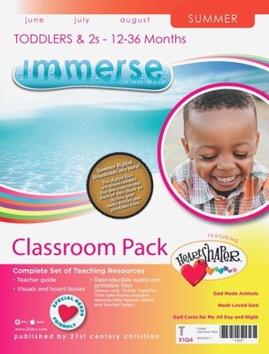 Summer Immerse Toddler/2s Classroom Pack w/Teacher Manual
