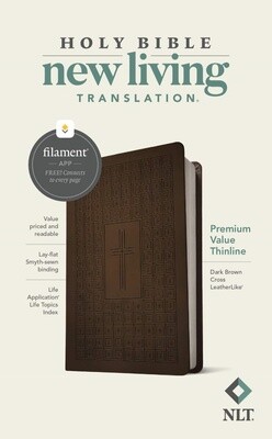 NLT Premium Value Thinline, Filament-Enabled Edition, LeatherLike, Brown/Cross