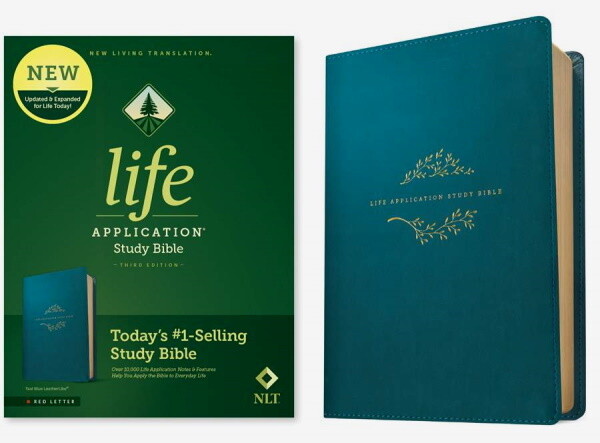 NLT Life Application Study Bible (Third Edition), LeatherLike, Teal