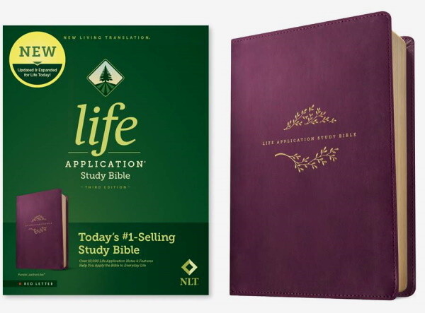 NLT Life Application Study Bible (Third Edition), LeatherLike, Purple NLT Life Application Study Bible (Third Edition), LeatherLike, Purple