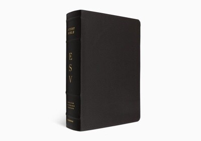 ESV Study Bible, Buffalo Leather, Deep Brown