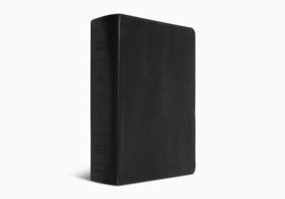 ESV Large Print Study Bible, TruTone, Black