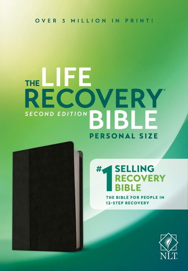 NLT Life Recovery Bible (2nd Edition), Personal Size, LeatherLike, Black/Onyx NLT Life Recovery Bible (2nd Edition), Personal Size, LeatherLike, Black/Onyx