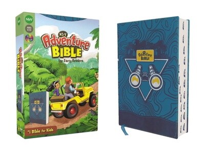 NIrV Adventure Bible for Early Readers, Full Color, Leathersoft, Blue, Indexed
