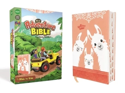 NIrV Adventure Bible for Early Readers, Full Color, Leathersoft, Coral, Indexed