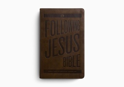 ESV Following Jesus Bible, TruTone, Brown