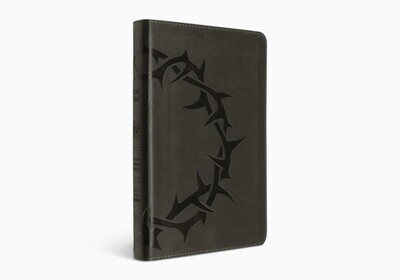 ESV Thinline Bible, TruTone®, Charcoal, Crown Design ESV Thinline Bible, TruTone®, Charcoal, Crown Design