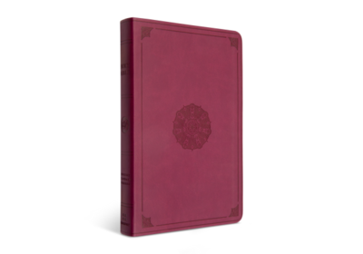 ESV Premium Gift Bible, TruTone®, Raspberry, Emblem Design