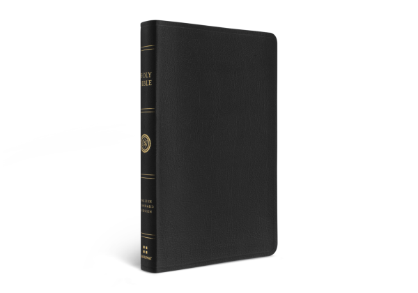 ESV Thinline Bible, Genuine Leather, Black