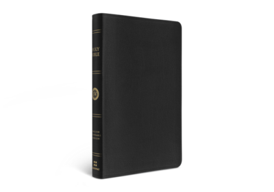 ESV Thinline Bible, Genuine Leather, Black