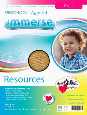 Fall Immerse Preschool Resources
