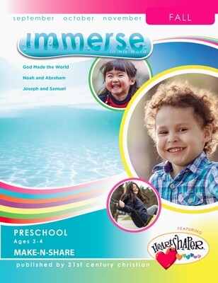 Fall Immerse Preschool Make-N-Share (student)
