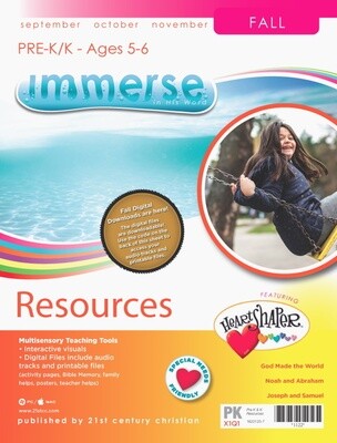 Fall Immerse Pre-K & K Resources Fall Immerse Pre-K & K Resources