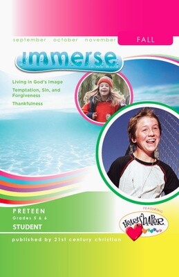 Fall Immerse PreTeen Student