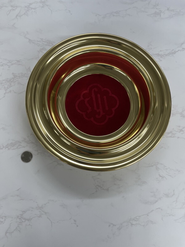 Offering Plate Brasstone Red *LIMITED AVAILABILITY*