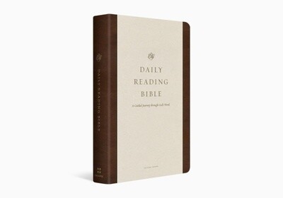 ESV Daily Reading Bible: A Guided Journey through God's Word, TruTone®, Brown
