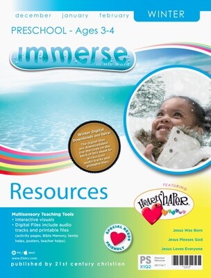 Winter Immerse Preschool Resources