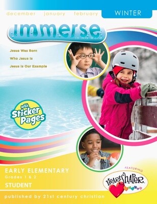 Winter Immerse Early Elementary Student