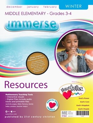 Winter Immerse Middle Elementary Resources Winter Immerse Middle Elementary Resources