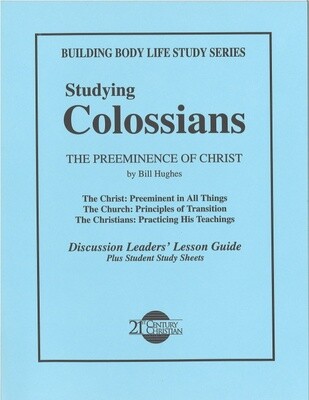 Studying Colossians