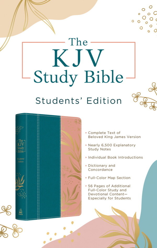 KJV Study Bible - Students' Edition, Flexible DiCarta, Tropical Botanicals