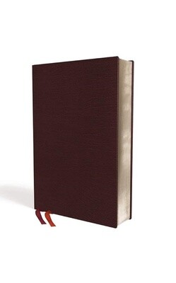 NIV Thinline Giant Print Bible, Bonded Leather, Burgundy
