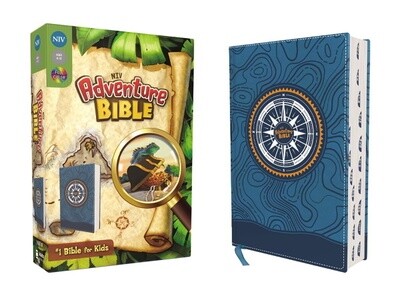 NIV Adventure Bible, Leathersoft, Blue, Indexed