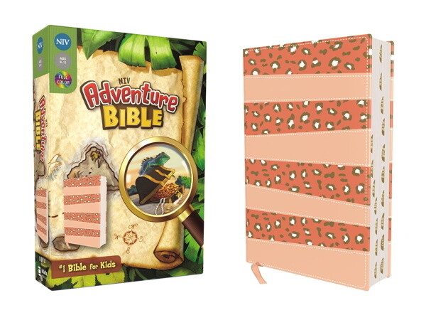 NIV Adventure Bible, Leathersoft, Coral, Indexed
