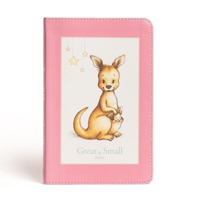 CSB Great and Small Keepsake Bible, LeatherTouch, Pink