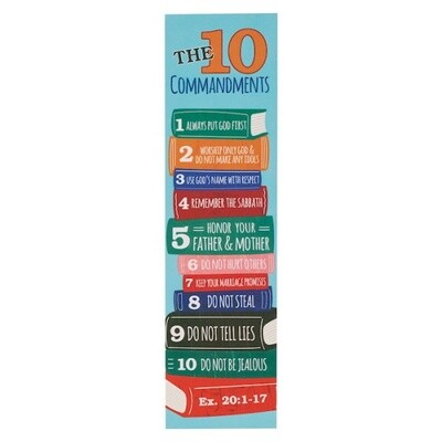 Bookmark - The 10 Commandments - Pack Of 10
