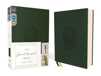 NIV Journal the Word Bible, Leathersoft, Green