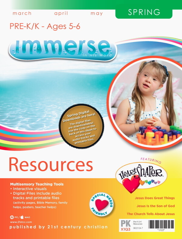Spring Immerse Pre-K & K Resources