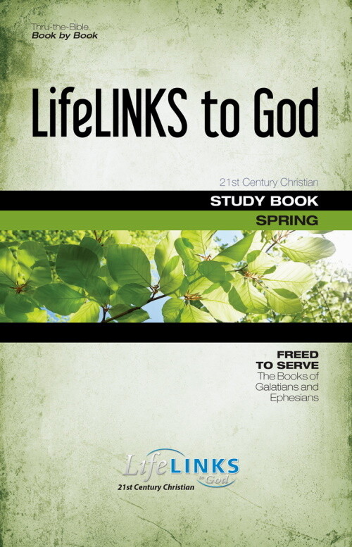 Spring LifeLINKS Adult Year 2 Student Study Book - Freed to Serve (Galatians & Ephesians)