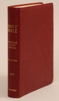 NIV (1984) Scofield Study Bible III, Bonded Leather, Burgundy, Indexed
