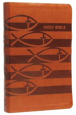 ICB Holy Bible, Leathersoft, Brown