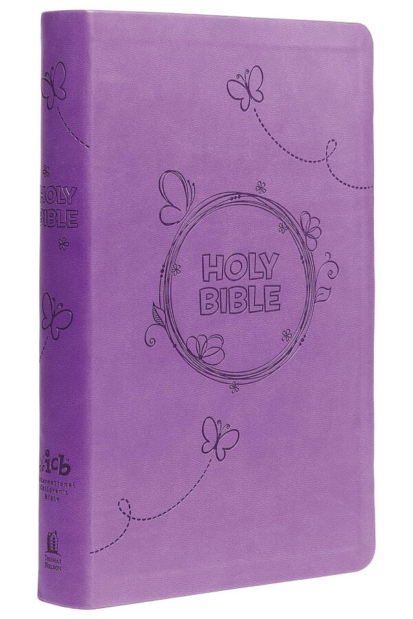 ICB Holy Bible, Leathersoft, Purple