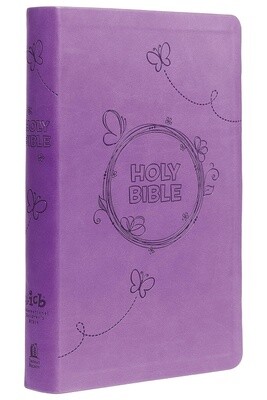 ICB Holy Bible, Leathersoft, Purple