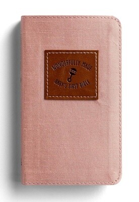 KJV Wonderfully Made - Baby's First Bible for Girls, Cloth Cover, Pink