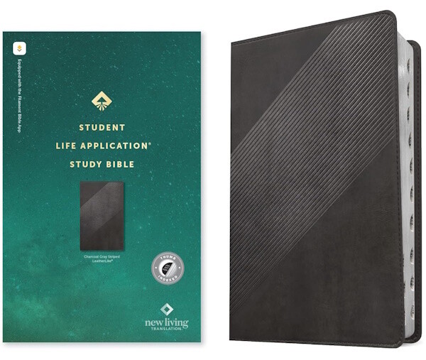 NLT Student Life Application Study Bible, Filament Enabled Edition, LeatherLike, Charcoal Gray, Indexed NLT Student Life Application Study Bible, Filament Enabled Edition, LeatherLike, Charcoal Gray, Indexed