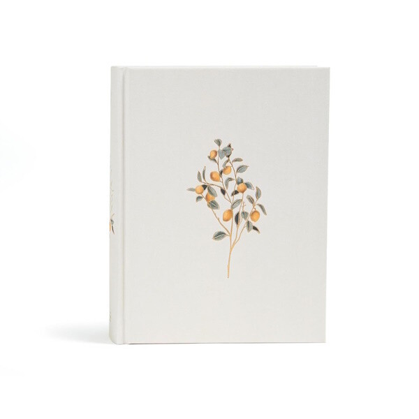 CSB Notetaking Bible, Hosanna Revival Edition, Cloth Over Board, Lemons Design