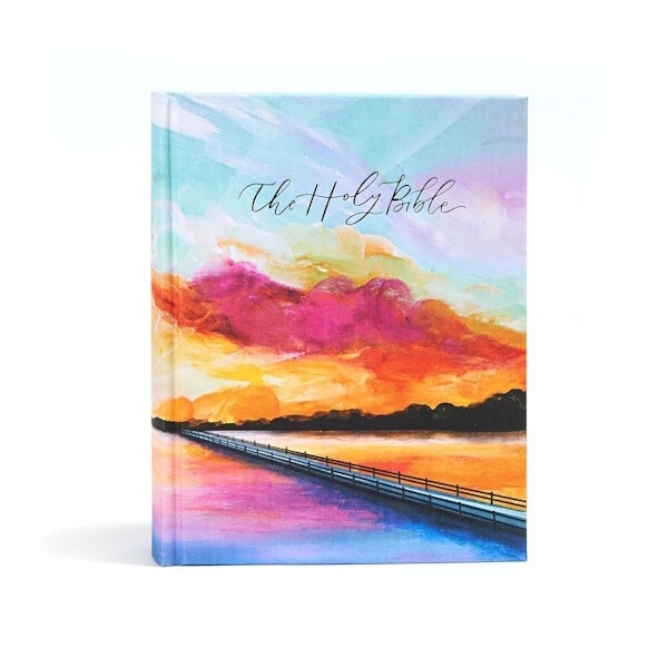 CSB Notetaking Bible, Hosanna Revival Edition, Cloth Over Board, Lake Design