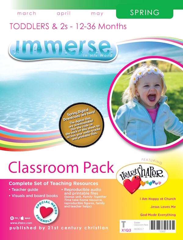 Spring Immerse Toddler/2s Classroom Pack w/Teacher Manual
